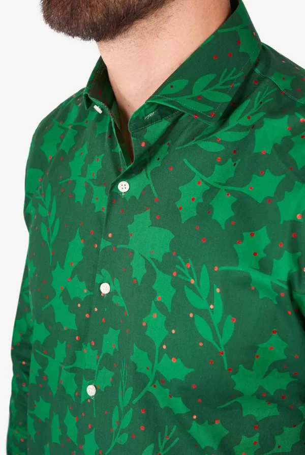 Men OppoSuits Christmas Shirts^Bright Berry
