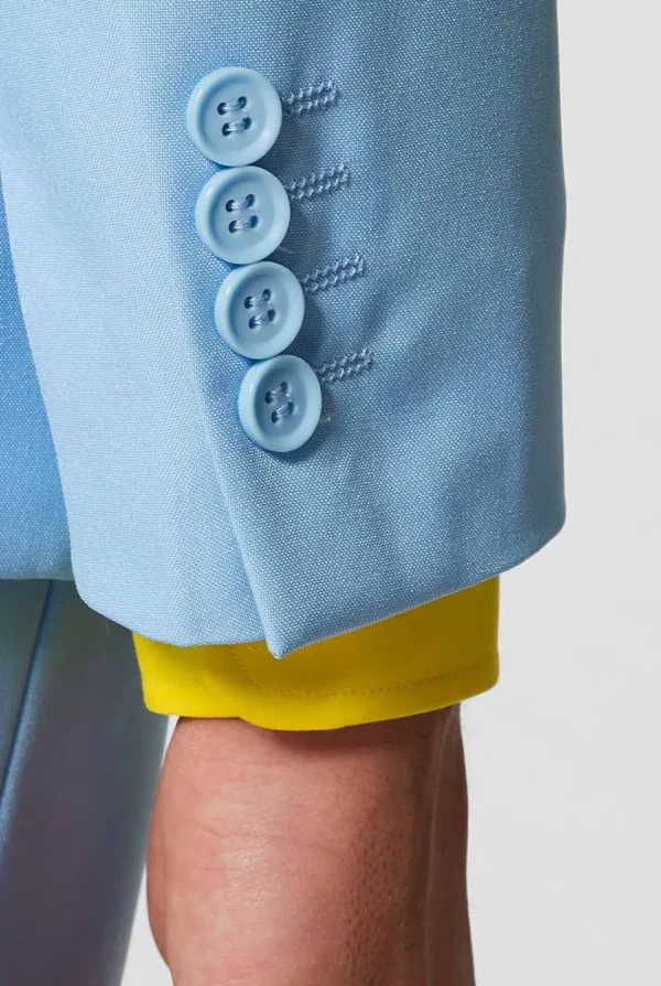 Men OppoSuits Prom Suits^Cool Blue