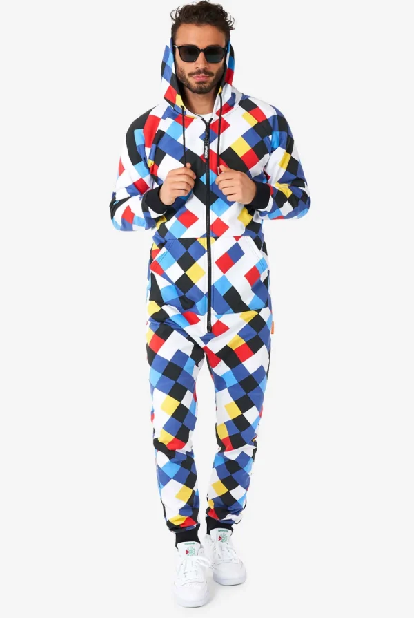 Men OppoSuits Solid Colored Onesies^Crisscrosser