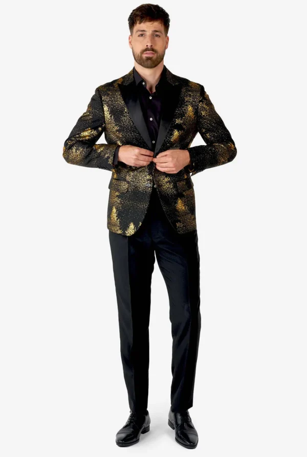 Men OppoSuits Christmas Blazers^Festive Forest