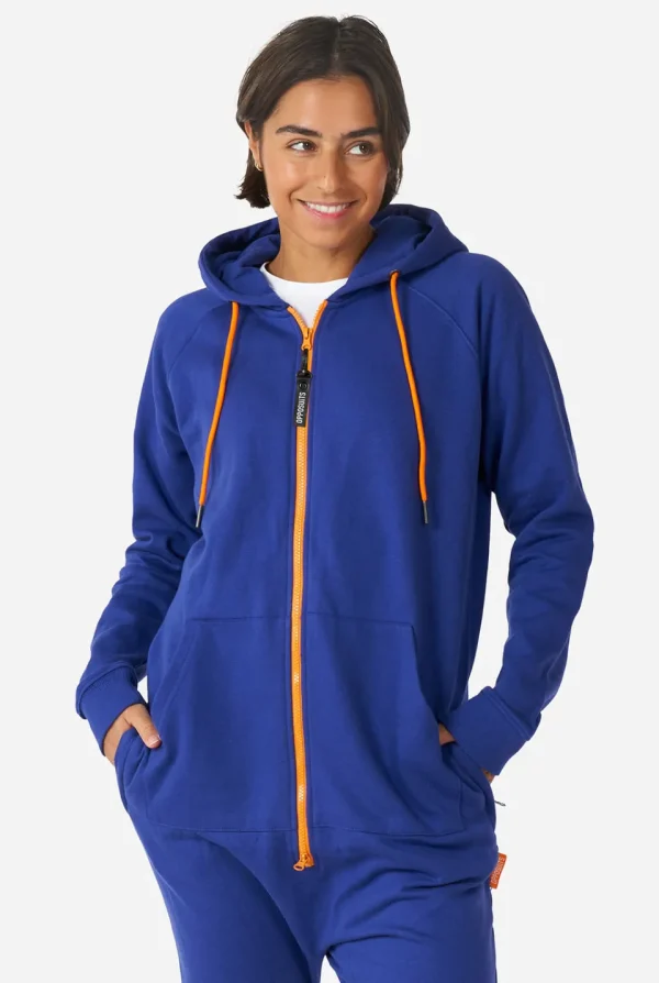 Men OppoSuits Solid Colored Onesies^Navy Royale