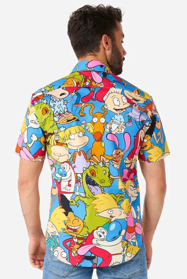 Men OppoSuits Casual Shirts^Nickelodeon™ Cartoons