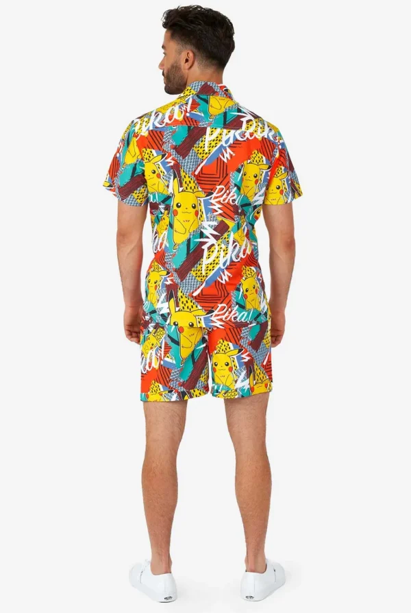 Men OppoSuits Printed Summer Sets^Pika Pikachu