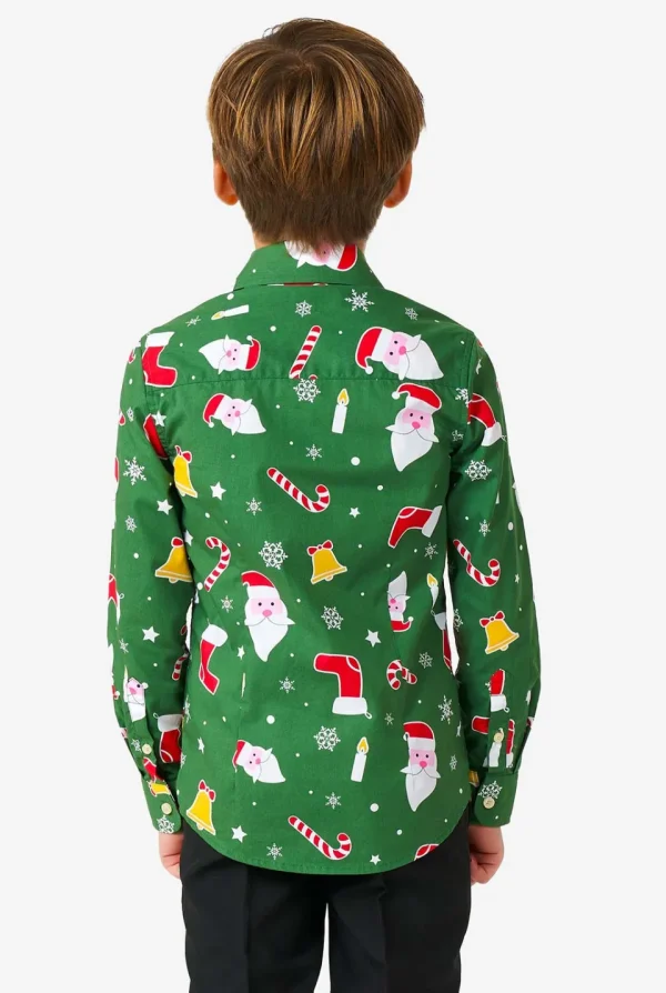 Boys OppoSuits Christmas Shirts^Santaboss