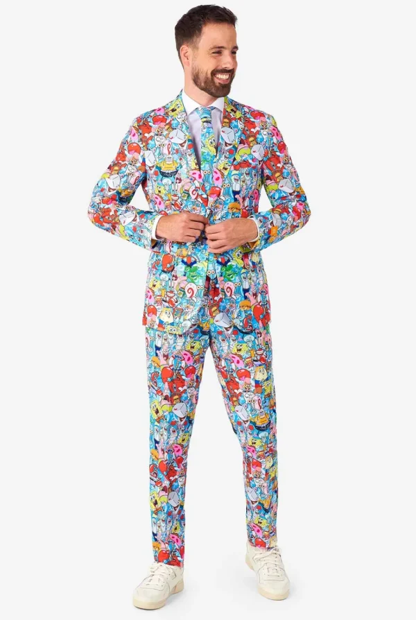 Men OppoSuits Wedding Suits^Spongebob™ Frenzy