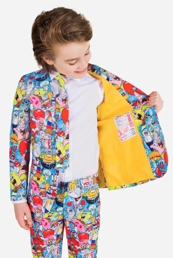 Boys OppoSuits Halloween Suits^Spongebob™ Frenzy
