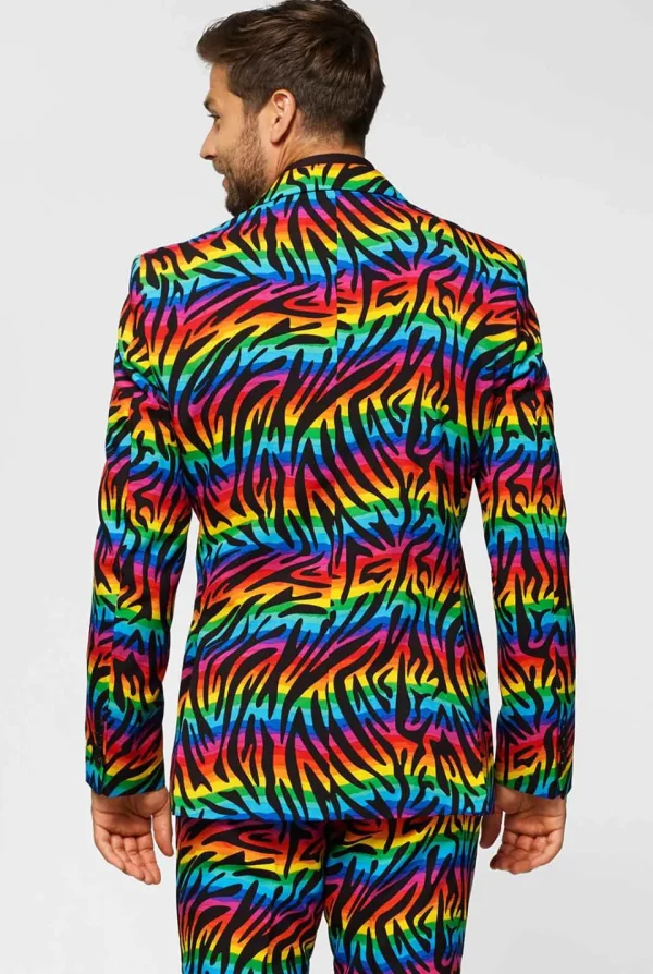 Men OppoSuits Prom Suits^Wild Rainbow