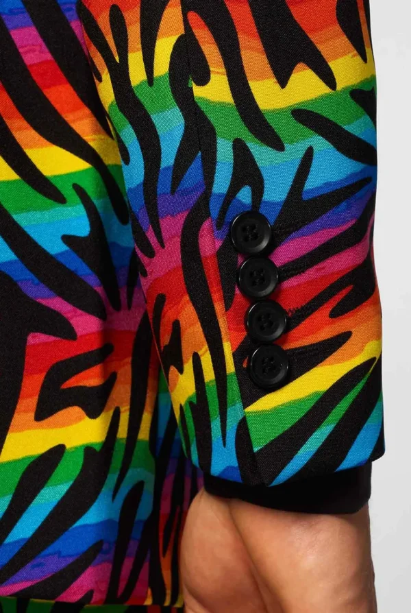 Men OppoSuits Prom Suits^Wild Rainbow