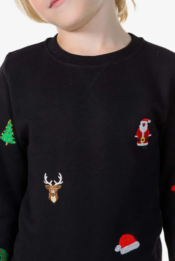 Boys OppoSuits Sweaters^X-Mas Icons - Black